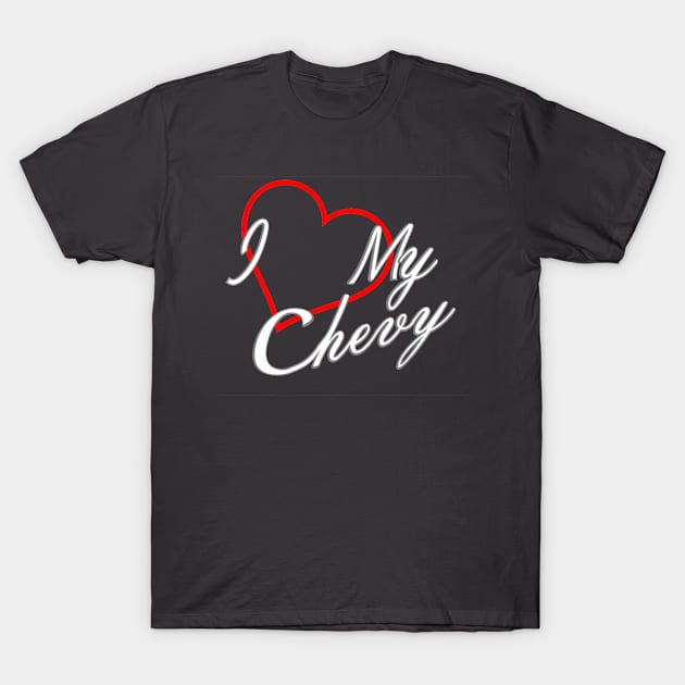 I "Heart" My Chevy! T-Shirt by RGDesignIT